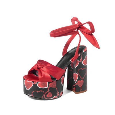 Sandalias de Tacón Ultra Alto 14cm con Plataforma Impermeable - Tallas Grandes - Image 4