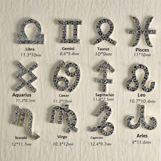 Accesorios de Uñas Astrológicos con Diamantes Incrustados - Image 8