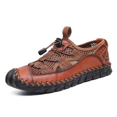 Sandalias Tejidas a Mano con Protección de Dedo - Cómodas y Seguras - Image 5