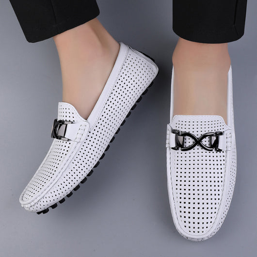 Sandalias de Cuero Suave para Hombre con Suela Transpirable - Image 2