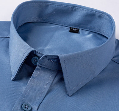 Camisa Manga Corta Elástica Ice Silk para Hombre - Image 27
