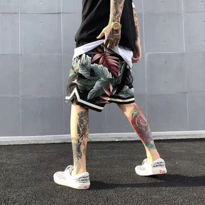 Shorts Estilo Hip Hop con Estampado Floral - Image 4