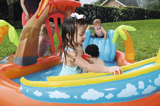 Piscina Inflable Volcán para Niños con Juegos Acuáticos - Image 6