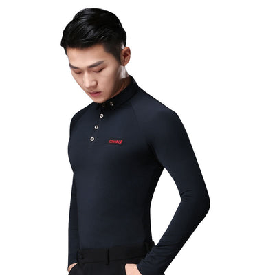 Camisa de Baile Latino para Hombre con Cuello Clásico - Image 9