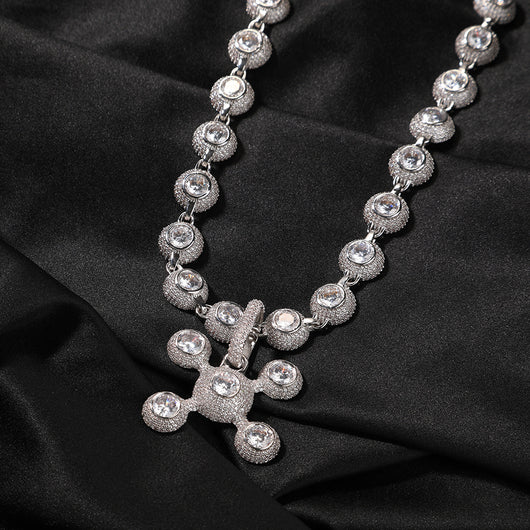 Collar de Cobre con Circonita Diamond - Diseño Urbano y Elegante - Image 2