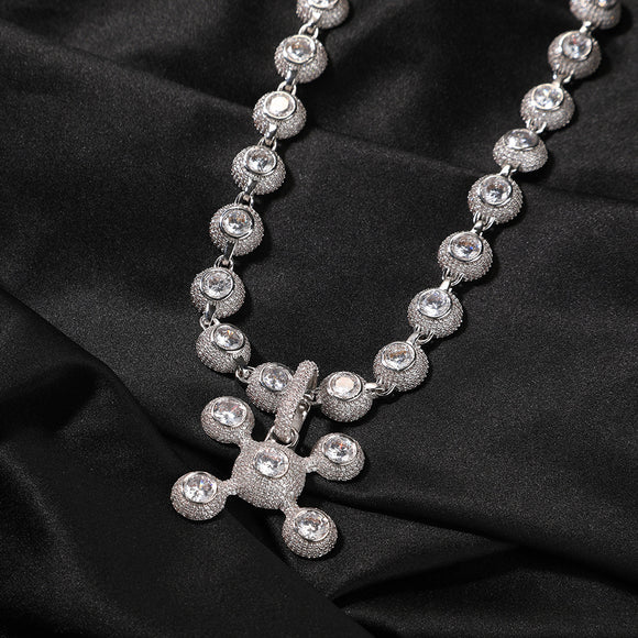 Collar de Cobre con Circonita Diamond - Diseño Urbano y Elegante