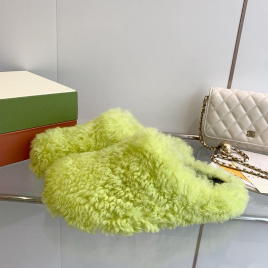 Pantuflas de Pareja Four Seasons con Punta Cerrada y Crin de Caballo - Image 9