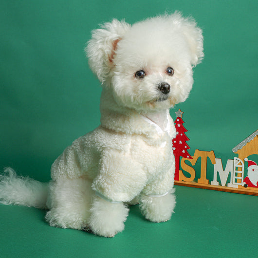 Abrigo Navideño Cálido para Perros y Gatos - Diseño Muñeco de Nieve Esponjoso - Image 10