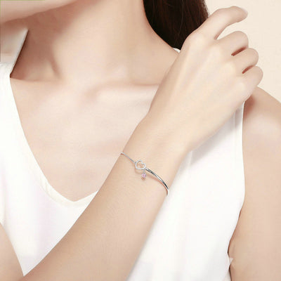 Pulsera de Plata Esterlina 925 con Corazón para Mujer - Image 4