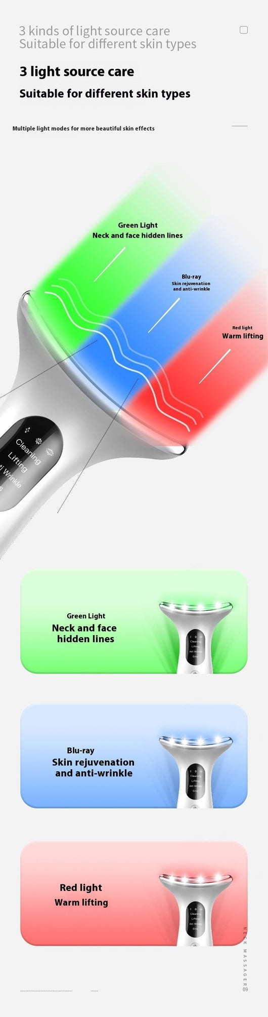 Dispositivo de Masaje y Lifting para el Cuello - Tratamiento de Belleza Profesional - Image 13