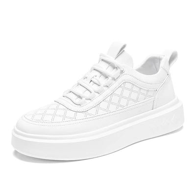 Zapatos Casuales de Suela Gruesa Estilo Británico con Diseño Calado Transpirable - Image 3