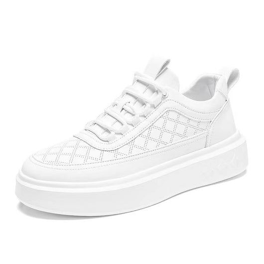 Zapatos Casuales de Suela Gruesa Estilo Británico con Diseño Calado Transpirable - Image 3