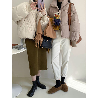 Chaqueta Acolchada con Cuello Alto Esponjoso - Image 3