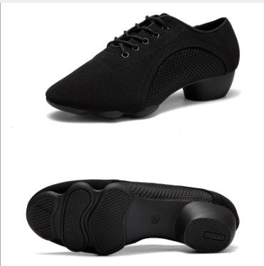 Zapatos de Danza Latina para Mujer Transpirables con Tela Oxford - Image 12