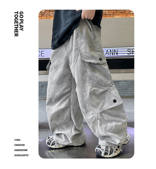 Pantalones Cargo Primavera para Niños - Diseño Moderno y Versátil - Image 12