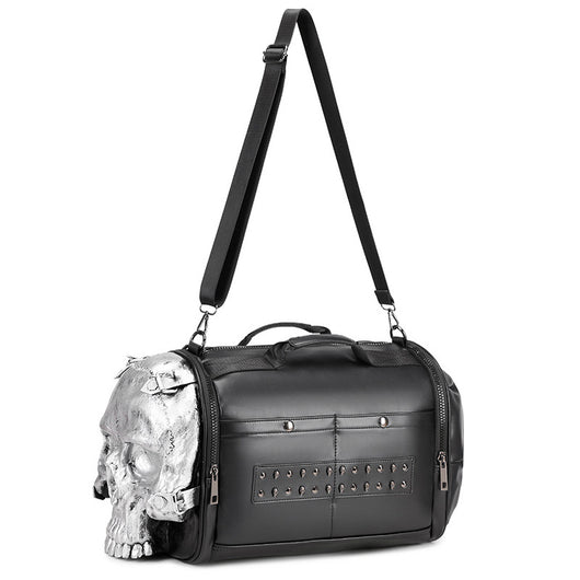 Bolsa Crossbody de Viaje con Diseño de Calavera 3D - Portátil y Moderno - Image 8