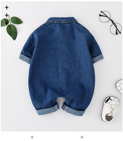Mono Denim para Bebé - Jumpsuit Clásico y Versátil - Image 9