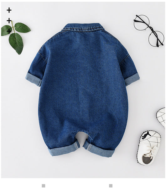 Mono Denim para Bebé - Jumpsuit Clásico y Versátil - Image 9
