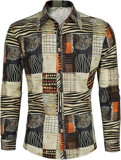 Camisa Manga Larga Estampado Floral para Hombre - Image 20