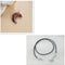 Moon Natural Stone Amethyst Tree Of Life Necklace Handmade Fortune Tree 4 color Negro leather cord