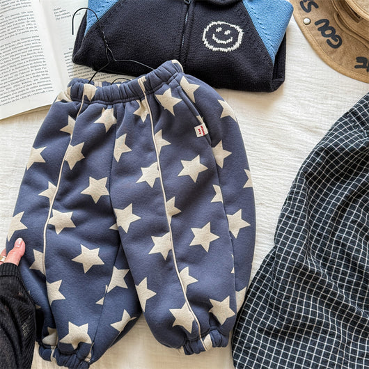 Pantalones Térmicos Estilo Coreano para Niñas - Otoño e Invierno - Image 5