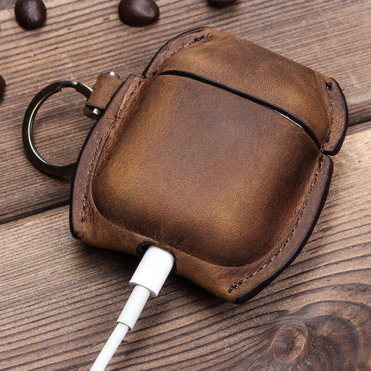 Estuche de Cuero Crazy Horse con Auriculares Bluetooth Inalámbricos - Image 15