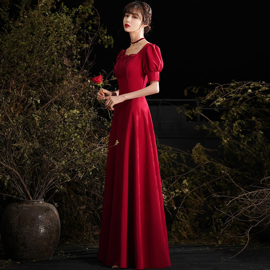 Vestido Largo Rojo de Novia para Verano - Image 15