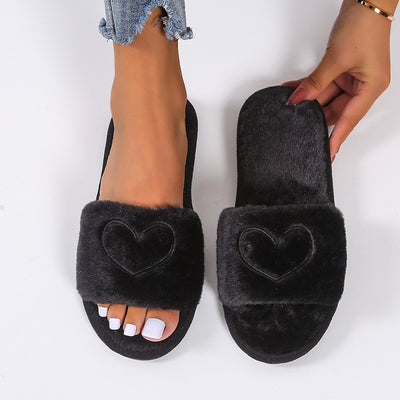 Pantuflas Cálidas de Fondo Plano y Color Sólido para Mujer - Image 10