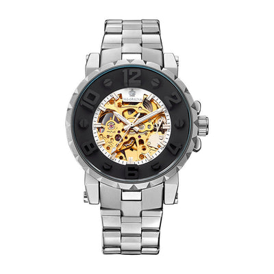 Reloj Mecánico Automático para Hombre Acero Inoxidable Hueco - Image 6