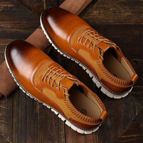 Zapatos Casuales Tejidos Voladores para Hombre - Primavera y Verano