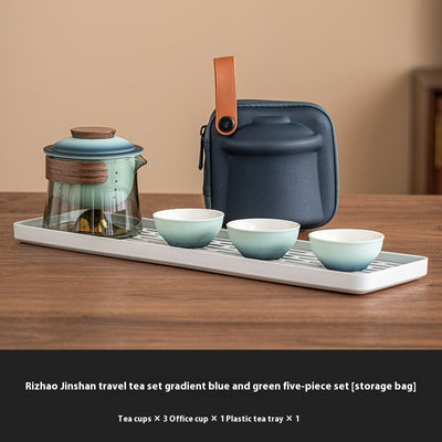 Juego de Té Portátil Rizhao Jinshan - Set Completo para Viajeros - Image 10