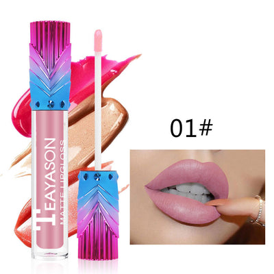Labial Glaseado Rojo Intenso de Larga Duración - Fórmula Antiadherente - Image 2