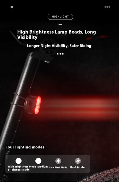Luces de Advertencia Circular para Bicicleta de Montaña - Seguridad Nocturna - Image 12