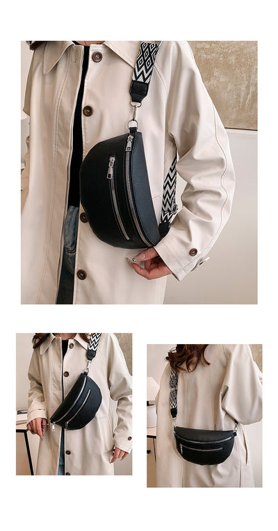 Bolso Bandolera de Gran Capacidad con Correa Ancha - Image 20