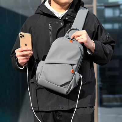 Bolsa Bandolera Casual para Hombre de un Solo Hombro - Image 6