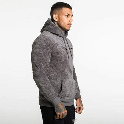 Sudadera Hoodie Gruesa para Hombre Talla Grande con Forro Polar - Image 10