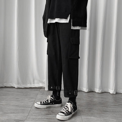 Pantalones Cortos Overol Holgados Estilo Hong Kong para Hombre - Image 10