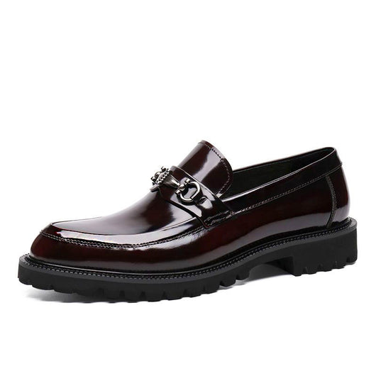 Zapatos Gommino con Hebilla Horse Street en Cuero Japonés Pulido para Hombre - Image 5