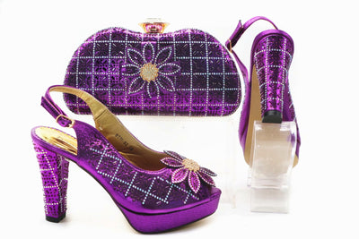 Zapatos Peep Toe Tacón Alto con Bolsa Coordinada - Colección Verano - Image 4