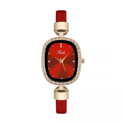 Reloj de Pulsera para Mujer con Brazalete de Diamantes - Conjunto de 2 Piezas - Image 4