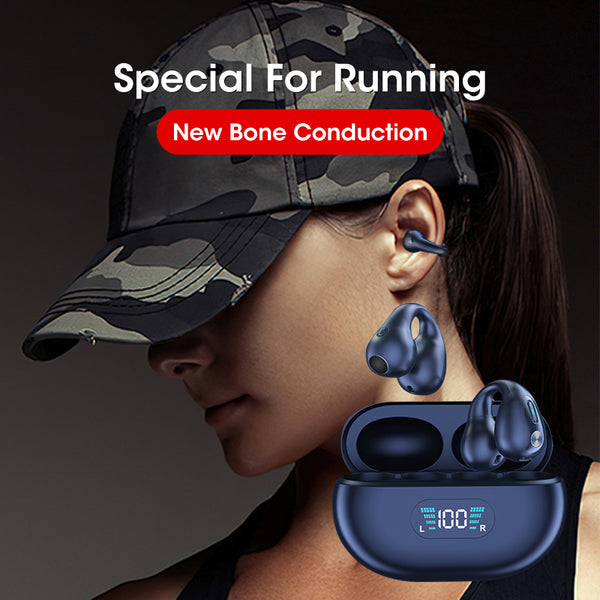 Audífono de Conducción Ósea Bluetooth con Clip