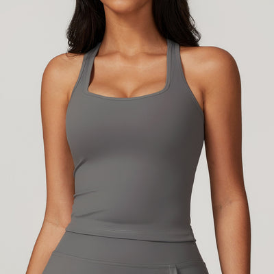 Brasier Deportivo Espalda en H con Tela Cepillada para Mujer - Image 5