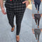 Pantalones Casuales a Cuadros para Hombre - Estilo Profesional