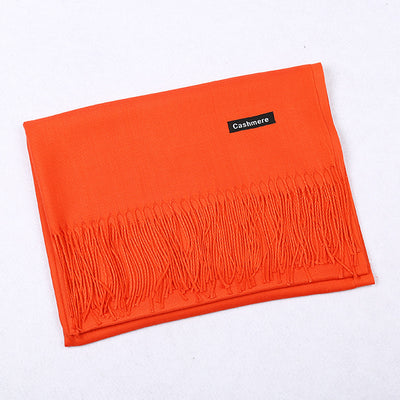 Bufanda de Cashmira Artificial Liso para Mujer 220g - Chal Cálido y Elegante - Image 35