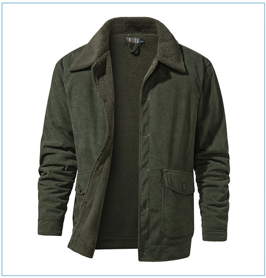 Chaqueta de Cachemira Gruesa para Hombre - Corte Holgado y Casual - Image 25