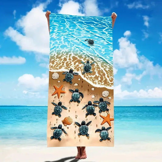 Toalla de Playa Microfibra con Diseño Personalizado