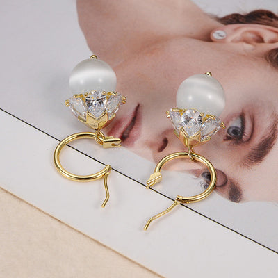 Aretes de Mariposa con Ópalo para Mujer - Image 4