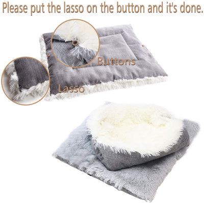Cama Térmica Multifunción para Mascotas - Nido Autocalefactable Doble Capa Lavable - Image 4