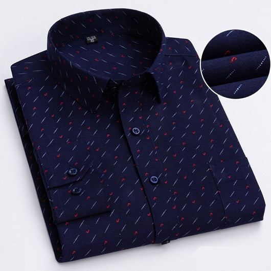 Camisa Casual de Cuadros Manga Larga para Hombre Adulto - Image 14