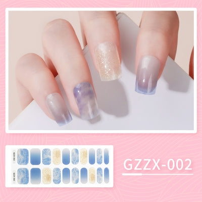 Stickers de Uñas de Gel Coreano Mariposa Bronceado Resistente al Agua con Luz UV - Image 8